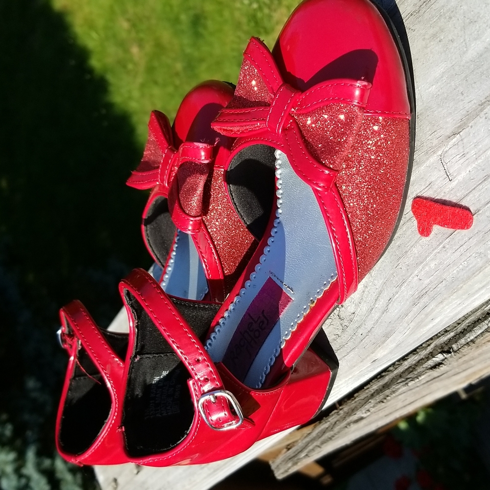 Red Shiney High Heels
